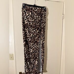 SHEIN Gray Animal Print skirt